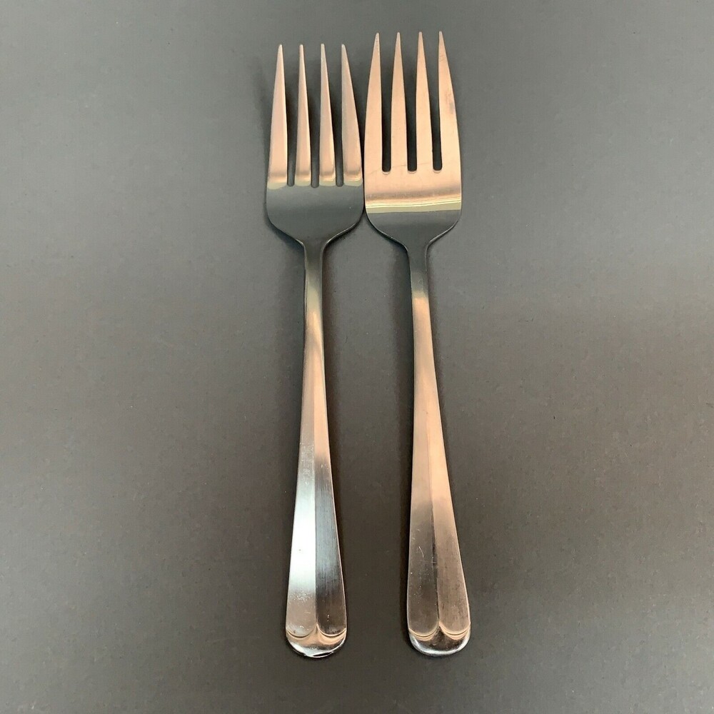 Vollrath Stainless Steel Serving Forks Japan‎ Flatware Lot of 2